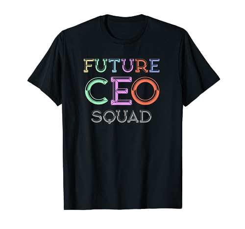 Cute FUTURE CEO Squad Boss Kids Team Millionaire Billionaire T-Shirt
