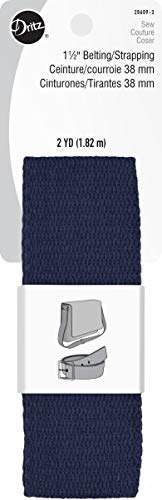 Dritz 28609-3 1-1/2' Polyester, Navy Belting for Straps and Handles