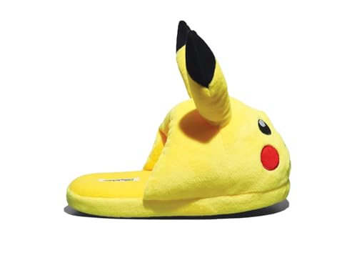 Ground Up Pikachu Scuff 3D Slipper (Little Kid/Big Kid) Yellow 11/12 (Little Kid) M