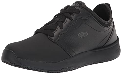 Dr. Scholl's Shoes Women's Drive Slip-Resistant Sneaker, Black, 9.5 W US