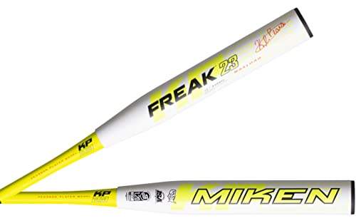 Miken | 2022 | Kyle Pearson Freak 23 | Maxload | USSSA Slowpitch Softball Bat | 12' Barrel | 34' x 27 oz.,Multi