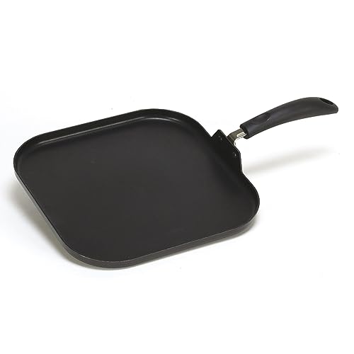IMUSA IMU-30011TGT 11' Nonstick Gourmet Square Griddle, Black