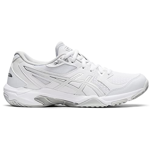 ASICS Women's Gel-Rocket 10 Volleyball Shoes, 8.5, White/White