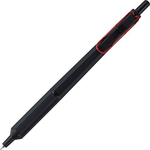 Uni Jetstream EDGE 0.38mm Oil-based Ballpoint Pen, Black Red Body (SXN100338BK15)