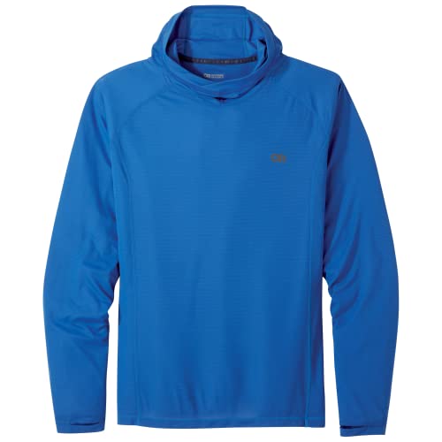 Outdoor Research Men's Echo Hoodie – Quick Drying Active Hooded Sweatshirt Classic Blue