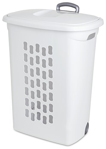 Sterilite White Plastic Laundry Basket