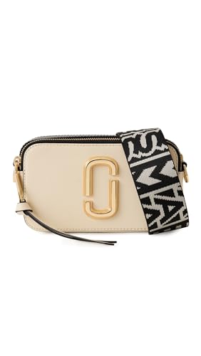 Marc Jacobs Women's The Snapshot Bag, Cloud White/Multi, One Size