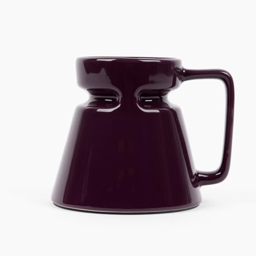 Hotjo Wide Base Ceramic Travel Mug 16 oz. (Deep Space Purple)