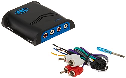 PAC LP7-4 L.O.C. PRO Series 4-Channel Line Output Converter with Remote Turn On , Blue