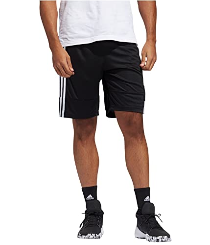adidas Men's 3g Speed X Shorts, Black/White/White, Medium