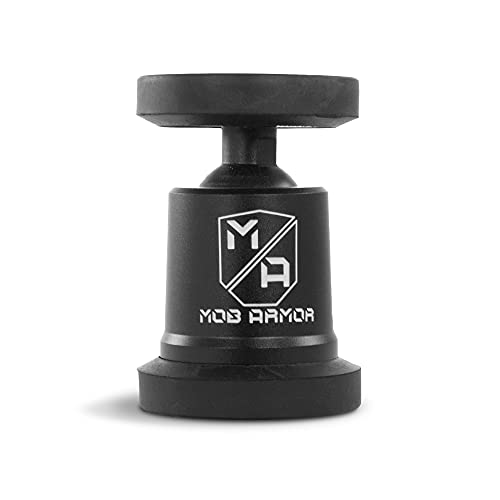 Mob Armor MobNetic Maxx - USA Assembled Magnetic Phone Holder for Car, Magnetic Car Phone Mount, Car Dash Mount, 90-Degree Tilt, 360-Degree Rotation, Aluminum Metal, Compatible with iPhone & Android