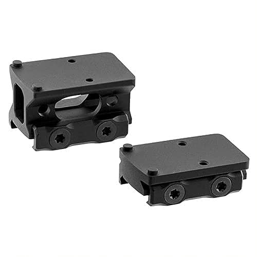 UTG Super Slim RMR Mount, 2 in 1 Combo, Picatinny, Black