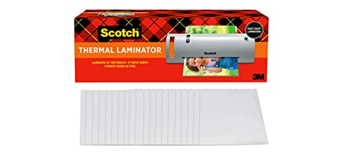Scotch Thermal Laminator Combo Pack, Includes 20 Letter-Size Laminating Pouches, Holds Sheets up to 8.9' x 11(TL902VP) (Pack of 2, 40 Count Total)