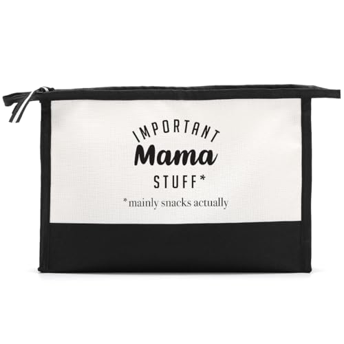 HODREU Gifts for Mom Mama Gifts Makeup Bag Moma to Be Gift Mom Birthday Gifts for Women Female New Mom Mommy Stepmom Mother in Law First Time Mom Gift Christmas Cosmetic Bag