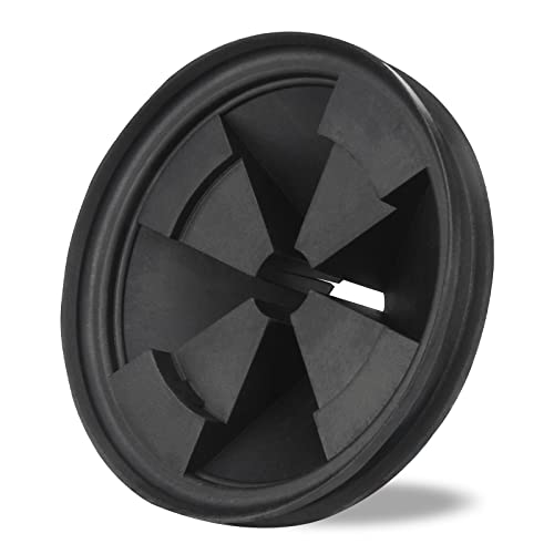 Garbage Disposal Splash Guard, Upgraded EPDM Rubber 3 3/8' for InSinkErator Evolution Series QCB-AM Kitchen Sink Baffle Drain Cover Removable Quiet Collar Insert Parts