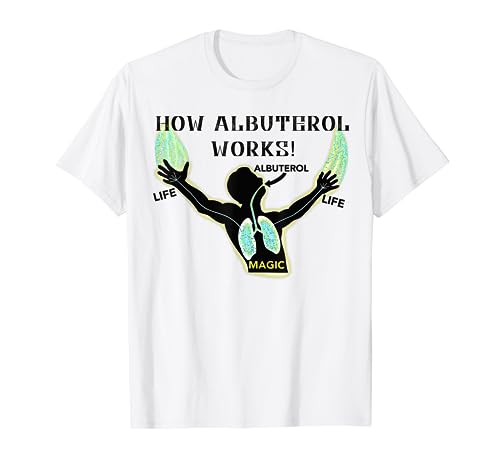 Magical Albuterol Funny Respiratory Therapist Design T-Shirt