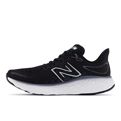New Balance Men's Fresh Foam X 1080 V12 Running Shoe, Black/Thunder/White, 10.5