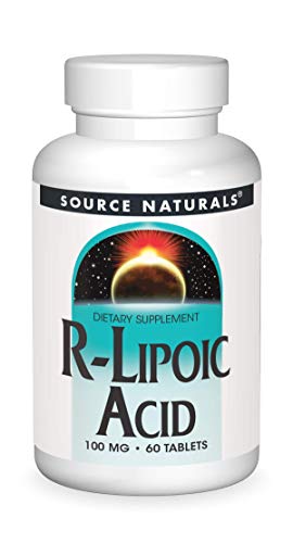 Source Naturals R-Lipoic Acid 100mg, Key to Cellular Energy Generation, 60 Tablets