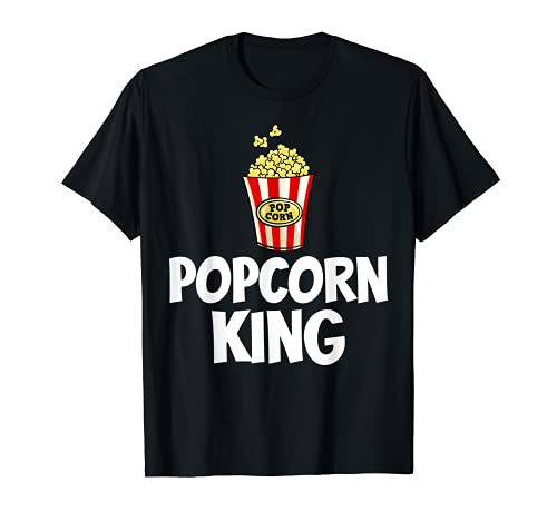 Popcorn King Machine Movie Snack Maker T-Shirt