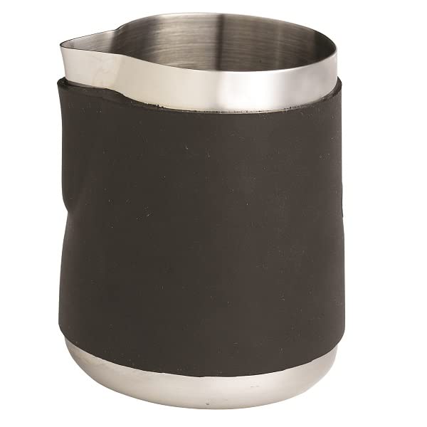 Rattleware Stainless Steel Handle Free Latte Art Pitcher - Perfect For Home, Cafe, Restaurant, Hotel, Office, Or Commercial Use - Steaming And Frothing Pitcher (20 Oz)