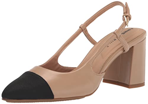 Anne Klein Women's Brooklyn Pump, Nude Black, 7
