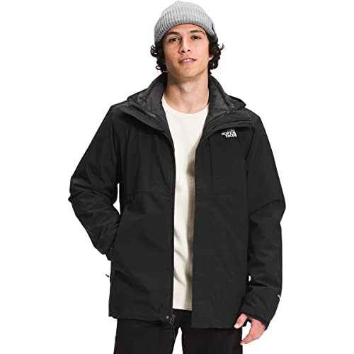 THE NORTH FACE Men's Carto Triclimate Waterproof Jacket, TNF Black, Large