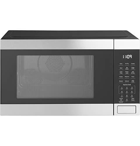 GE JES1109RRSS 1.0 Cu. Ft. Capacity Countertop Convection Microwave Oven with Air Fry, Stainless Steel