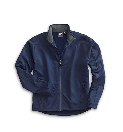 White Bear Clothing Co. Performance Full Zip Style 4660 Navy/Charcoal 6XLT