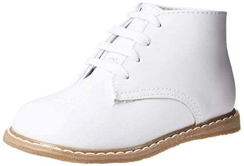 Baby Deer Infant/Toddler First Steps Walking Shoes, White, 5 M US