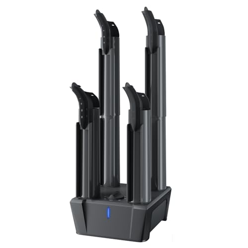 Boot Dryer, Ohuhu Shoe Dryer Upgraded Premium 4 Brackets Electric Boot Warmer Dryer with Air Fan Timer Overheat Protection Fast Dry Super Quiet for Wrok Boots Glove Hats Socks Ski Boots Pefect Gifts