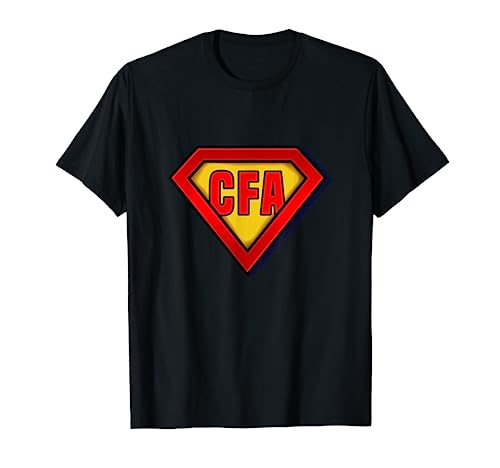CFA Chartered Financial Analyst Superhero T-Shirt