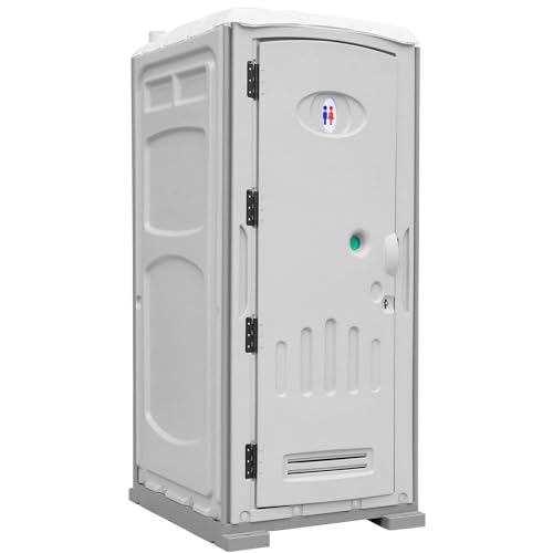 KM Legend Portable Toilet, Outdoor Portable Restroom, Mobile Toilet with Flushing System and Wash Basin for Concerts, Conventions, Construction Sites, Outdoor Public Events, Sporting Events