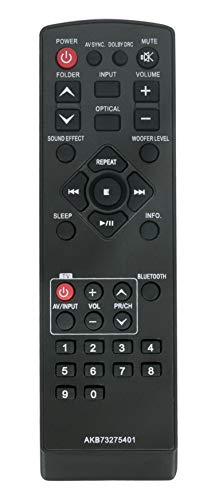 New AKB73275401 Replaced Remote fit for LG Speaker Sound Bar HLS36W-NB LSB316 NB3510A SHS36-D HLS36W SHS36-D NB3510A
