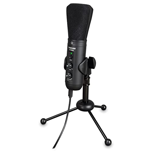 Tascam TM-250U USB Condenser Microphone for Podcasting, Conferencing, Computer Recording, and Online Audio (TM250U)