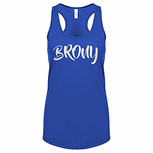 Brony Small Royal Blue Womens Racerback Tank Top
