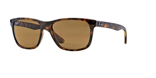 Ray-Ban RB4181 710/83 57M Light Havana/Brown Polarized Sunglasses For Men For Women + BUNDLE with Designer iWear Eyewear Kit