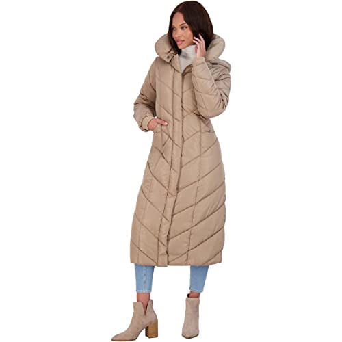 Steve Madden Women's Puffer Coat, Champagne