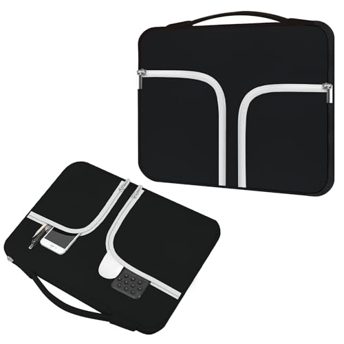 HESTECH 15.6 inch Laptop Sleeve Case Cover Protective Bag Compatible for 15' -15.6 Inch HP | Dell | Asus | Acer | Samsung Laptops Ultrabook | MacBook Pro 16 Inch 15' Mac Neoprene Carrying Case