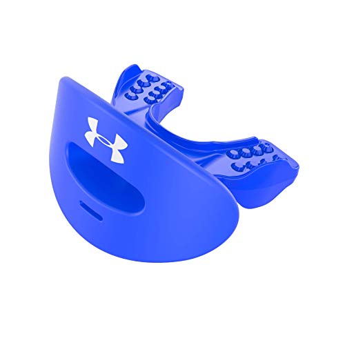 Under Armour Air Lip Guard for Football, Full Mouth Protection, Compatible with Braces, Instant Fit,Blue