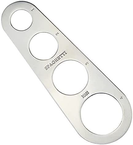 Ragnify Stainless Steel Spaghetti Measurer Tool Pasta Portion Control Gadgets with 4 Serving Portion Cooking Tool