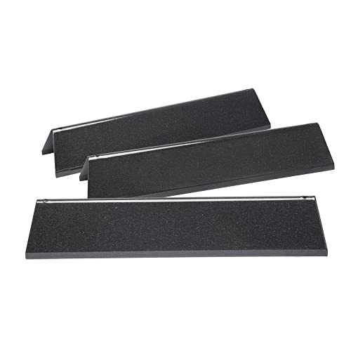 Hisencn 7635 15.3 inch Flavor Bars Porcelain-Enameled Flavorizer Bars, Heat Plate Replacement for Weber Spirit I & II 200 Series, Spirit E210, S210, E220, S220 with Front Control Knobs