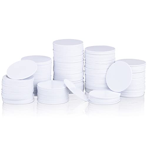 Hicarer NFC 215 Cards, NTAG215 NFC Round Cards NFC 215 Card Tag Compatible with TagMo NFC Enabled Mobile Phones and Devices (100 Pieces)