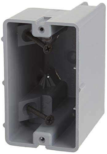 Southwire Southwire MSB1G One Gang Device Box with Depth Adjustable; Heavy Duty 42lb; Gray
