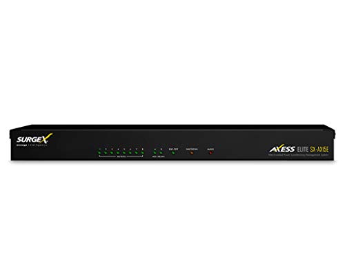 SurgeX SX-AX15E Axess Elite Surge Eliminator and Power Conditioner, IP Connected, Includes AE Software