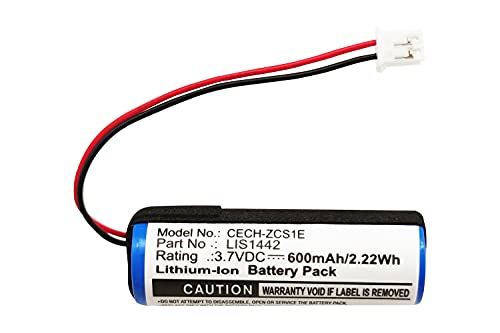 Battery Replacement for Sony CECH-ZCS1E, Move Navigation, Playstation Move Navigation Controller Part NO 4-180-962-01, LIS1442 CECH-ZCS1K CECH-ZCS1J CECH-ZCS1H CECH-ZCS1M CECH-ZCS1U CECH-ZCS1T
