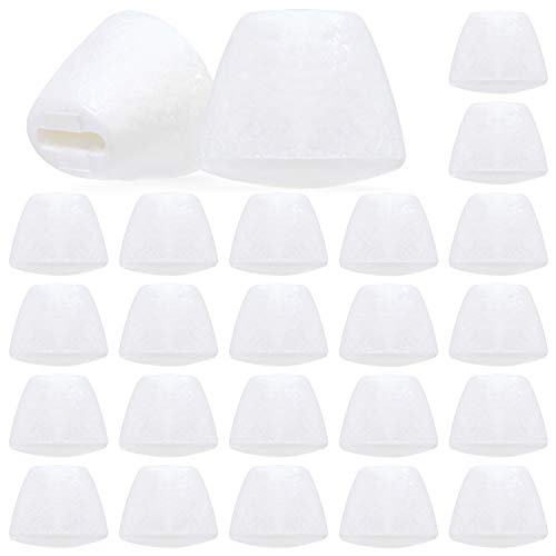 IMPRESA [24 Pack] Kitchen Sink Rack Feet in White, Replacement for Kohler Rack Feet for Part 84544-0 Compatible with Kohler Kitchen Sink Racks, Premium Quality Durable Feet for Long Lasting Stability