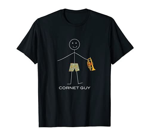 Funny Mens Cornet Player, Boy Cornetist T-Shirt