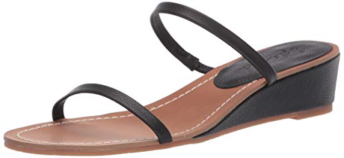 Splendid Women's Melanie Wedge Sandal, BLKLEA, 8.5 M US
