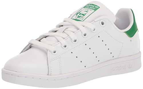 adidas Originals mens Stan Smith Sneaker, Core White/Core White/Green, 8.5 US