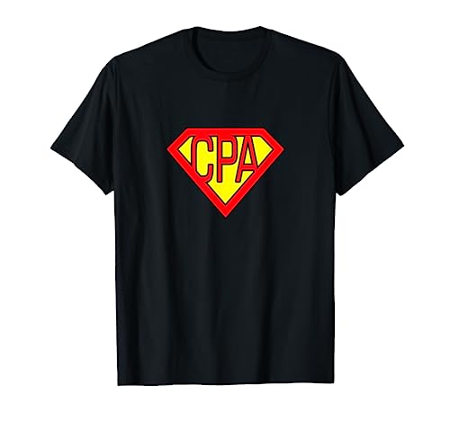 CPA / Accountant Superhero T Shirt